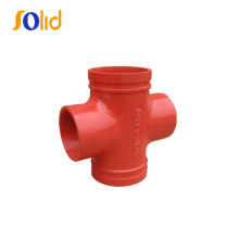 Ductile Iron Grooved Fitting Threaded Equal Cross